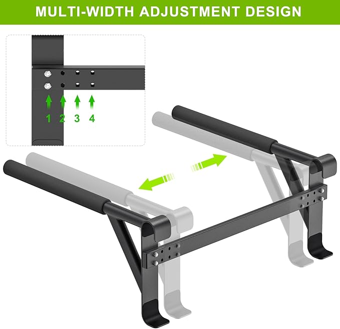 Swedish Stall Bars 2"x2" with 1" Holes, Wall Mounted Wood Gym Ladder for Suspension Training, Home Gym, Calisthenics, Physical Therapy, School & Clinic