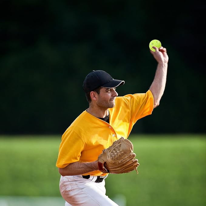GSE Games & Sports Expert Practice Baseballs, Plastic Baseballs Training, Hollow Airflow Softballs for Pitching, Batting, Catching for All Skill Levels (Several Styles Available)