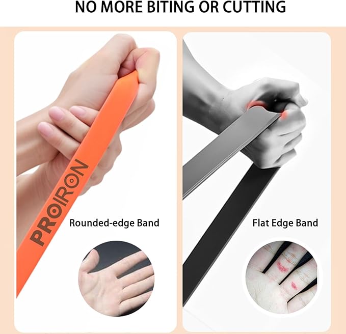 PROIRON Resistance Bands Pull Up Bands Comfortable Exercise Bands Anti-Slip Workout Bands for Pull up Dip Squat Gym Workout Physical Therapy Stretch Bands for Men & Women