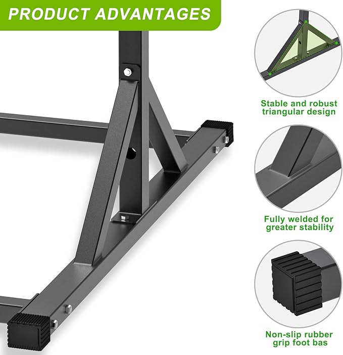 SELEWARE Power Cage Accessories, Dip Handles, Pull‑Up Stations, and Multi‑Grip Training Attachments