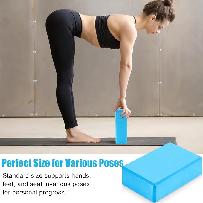 Silipull 10 Pcs Pilates Ring Blocks Set for Women Home Yoga Equipment Accessories Pilates Ring Circle and Ball Workouts Gift Include Ball Yoga Circle Resistance Bands Block Straps Gym Bag