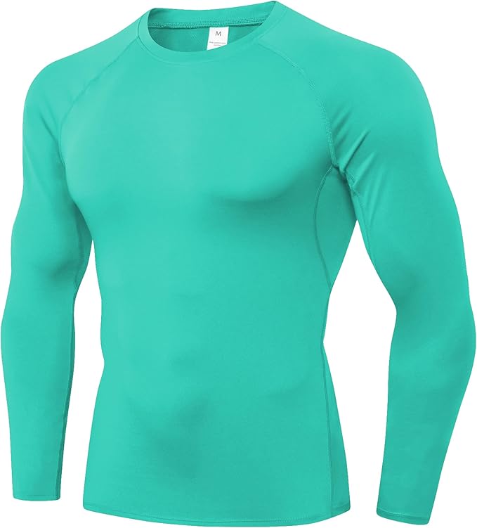 SPVISE 1 or 3 Pack Men's Compression Shirts Long Sleeve Workout Gym T-Shirt Running Top Cool Dry Sports Baselayer Undershirts