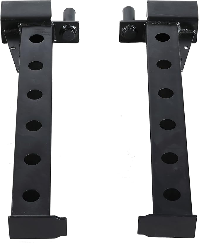 Fitvids Upgraded Adjustable Jammer Arms, Lever Arms, Monolift Attachments Rated 600 LB Per Arm, Fits Racks at All Post Sizes and Hole Sizes, Pair