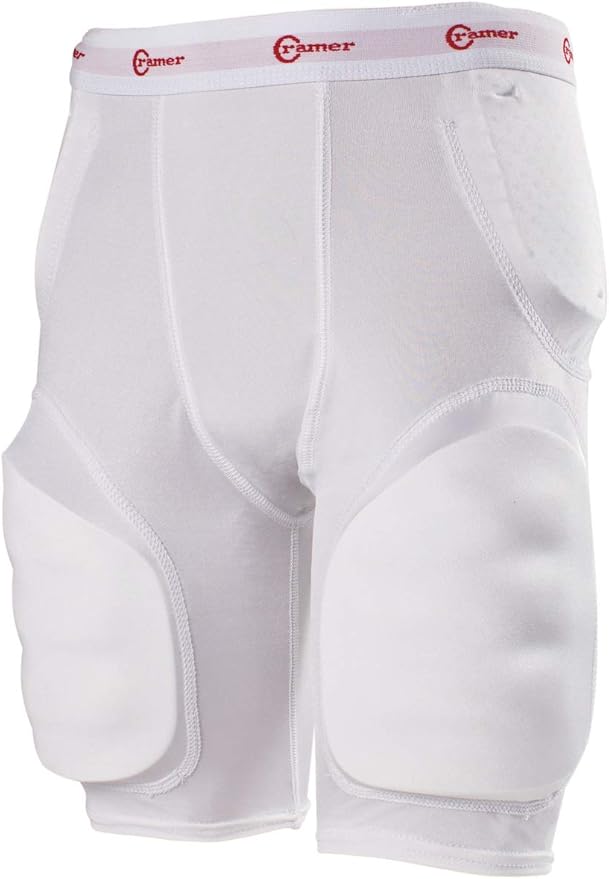 Cramer Classic 5-Pad Football Girdle, Youth Football Girdle with Hip