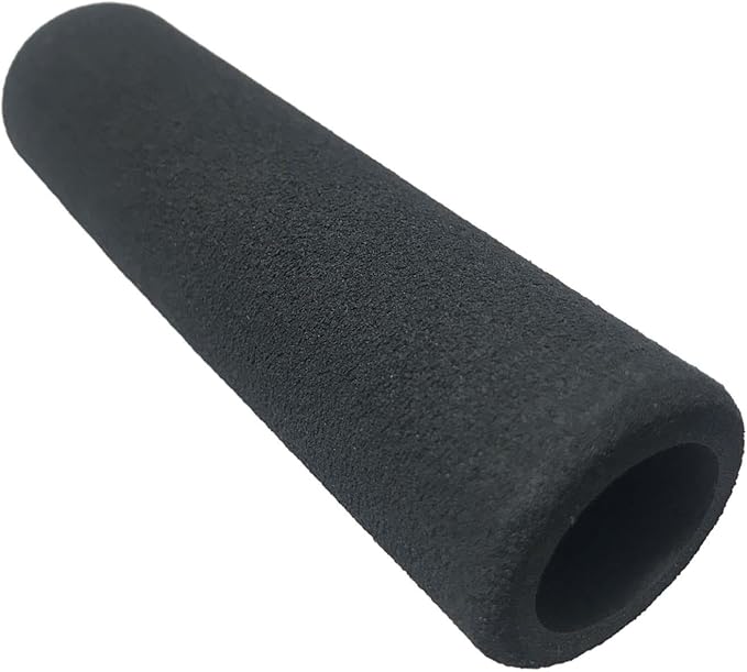 4X Foam Tubing Grip Foam Handle Cover Nonslip Black Grip Handlebar Grip for Pull Up Bar Fitness Weight Lifting Attachment