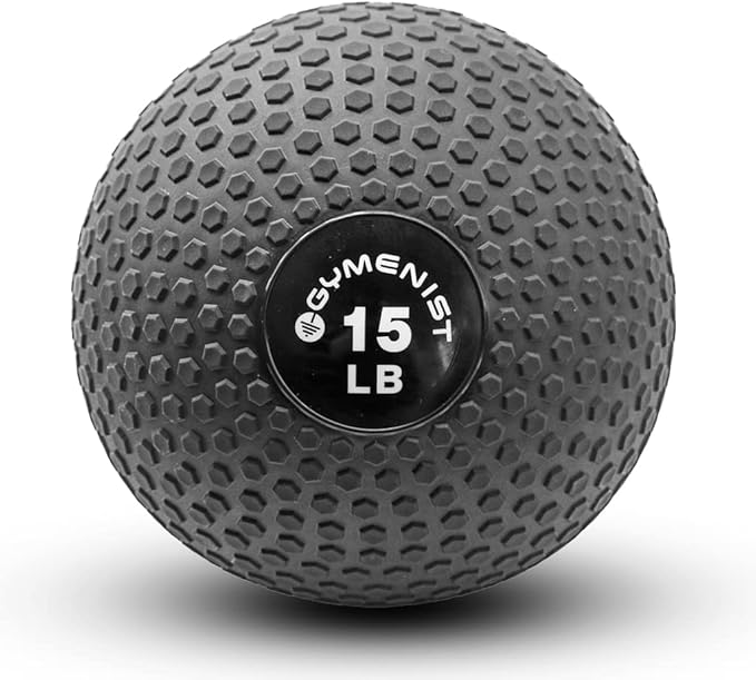GYMENIST Weighted No Bounce Slam Ball Intensive Workout Training Gym Exercise Weight Balls Equipment