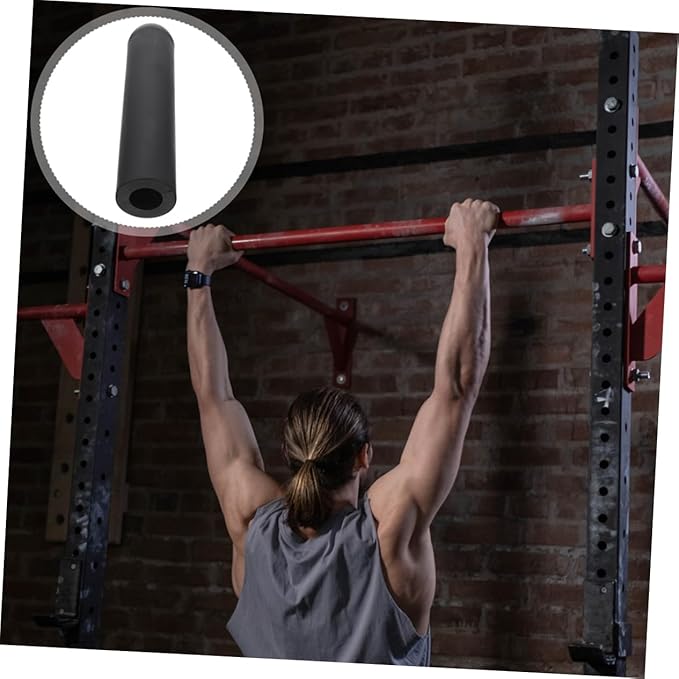 VICASKY Barbell Adapter Sleeve for Weightlifting Durable Dumbbell Convert Adapter Fits Standard Bars Accessory for Fitness Enthusiasts Black