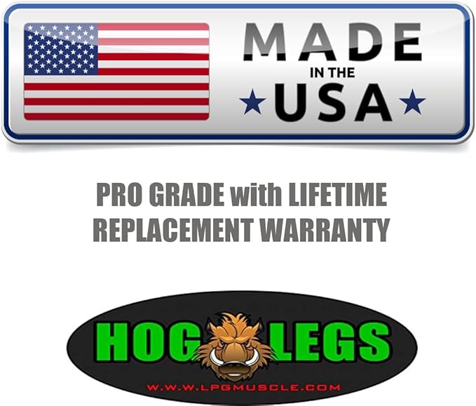 Ham Hock Fat Grip 24" Straight Bar Cable Attachment for Curl Bar Workouts & Cable Triceps Workouts, Curling Bar, Tricep bar, Gym Cable Attachment