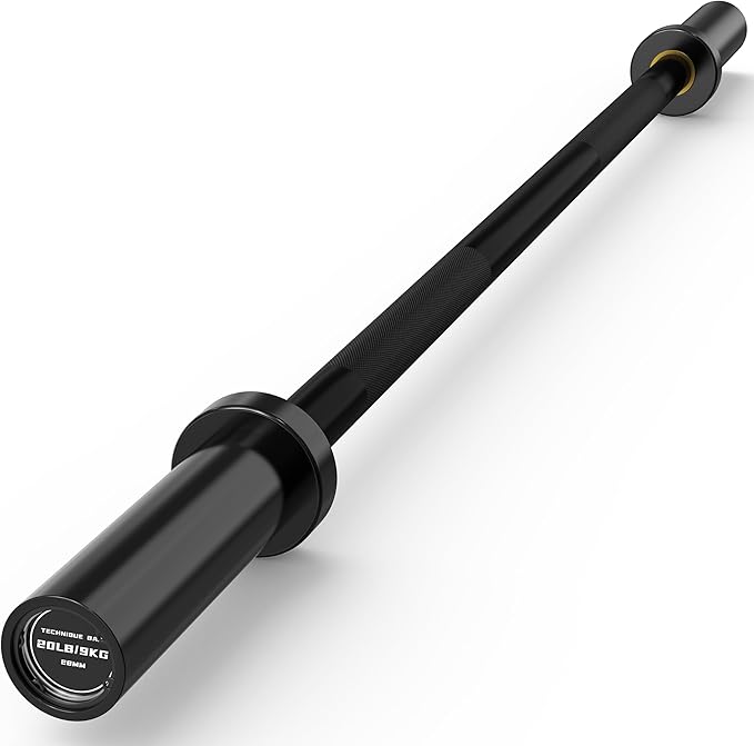 Olympic Barbell 4 ft/5 ft/6 ft/6.5ft/7 ft, 2 Inch Straight Womens Bars, Weight Bar for Strength Training, Weightlifting, Squat, Hip Thrust, Bench Press, Deadlift, 500 lb - 1000 lb Capacity