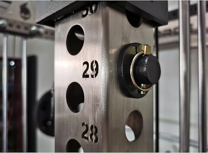 Power Cage Squat Rack Home Gym Accessory, Fits 3x3 Rack with 1" Hole