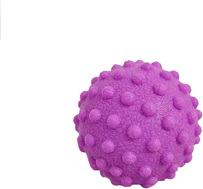 NGT new guide steps Fascia Ball, TPR Massage Ball Suitable for Relaxing Muscles, Restoring Fascia, and Improving Body Condition for All Parts of The Body. (Purple)