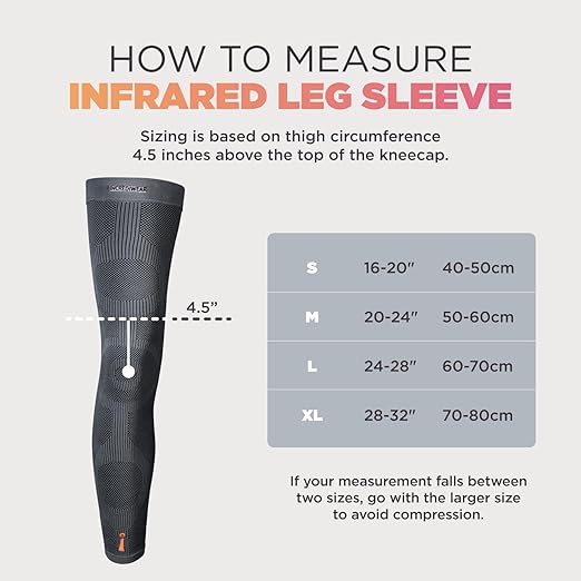 Incrediwear Leg Sleeve – Full Length Long Leg Sleeve for Leg Pain Relief & Muscle Recovery, Helps Reduce Swelling & Inflammation, Promotes Circulation, Leg Sleeves for Men & Women (Charcoal, X-Large)