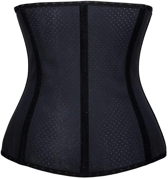 YIANNA Women's Underbust Latex Sport Girdle Waist Trainer Corsets Hourglass Body Shaper