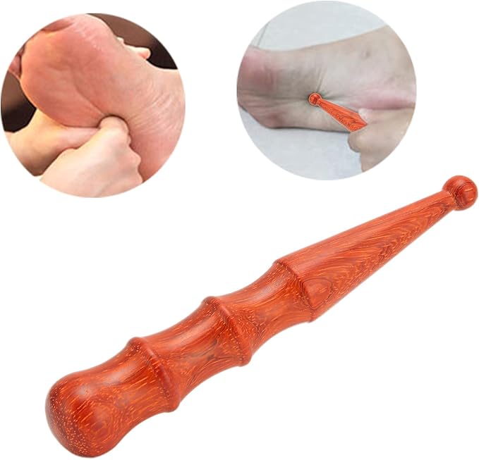 Brrnoo Foot Hand Massage Wooden Stick Tools, Traditional Reflexology Hand Foot Body Massager, Wood Health Traditional Tool Tool Acupressure Tool