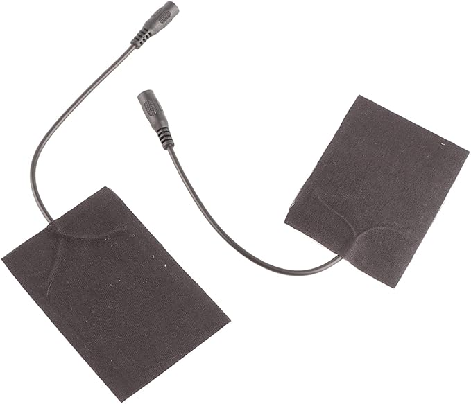 Carbon Fiber Heating Pad Dual USB 5V Electric Heating Mat for Gloves Boots Jackets Portable Split Type Heat Wrap for Skiing Climbing Camping Winter Sports (Machine Washable)