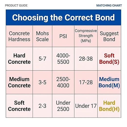 Concrete Floor Grinding Disc, Metal Bond Diamond Tooling for Concrete Preparation Thin Epoxy Remove, Compatible with Lavina Original Quick Change System Grinders, 16/20 Medium Bond, 9PCS