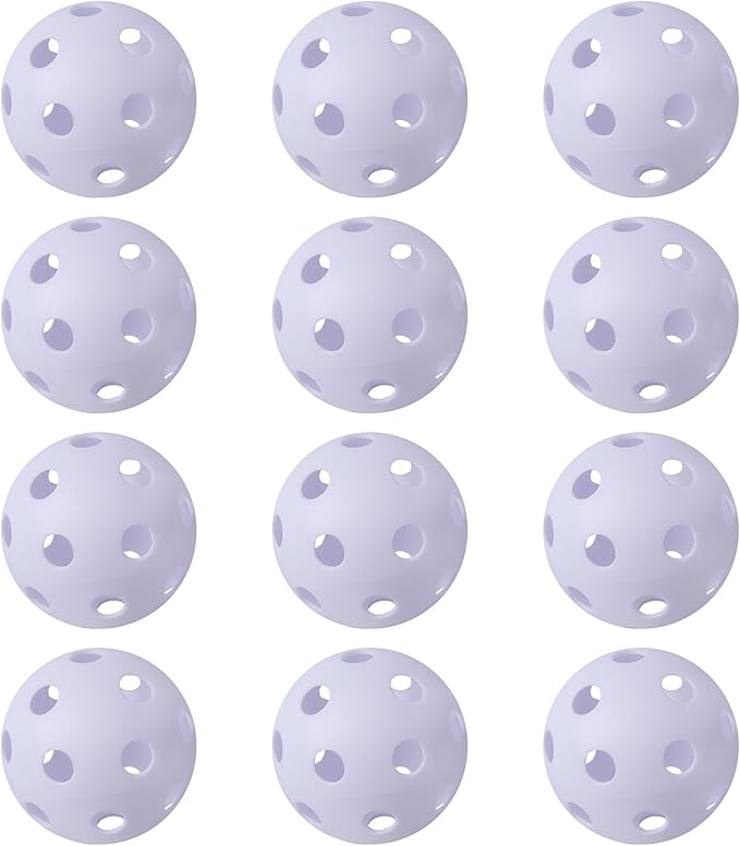 GSE Games & Sports Expert Practice Baseballs, Plastic Baseballs Training, Hollow Airflow Softballs for Pitching, Batting, Catching for All Skill Levels (Several Styles Available)