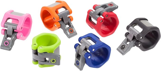 Lock-Jaw HEX 50mm / 2" Olympic Barbell Collar - Quick Release Barbell Clamp (Purple)
