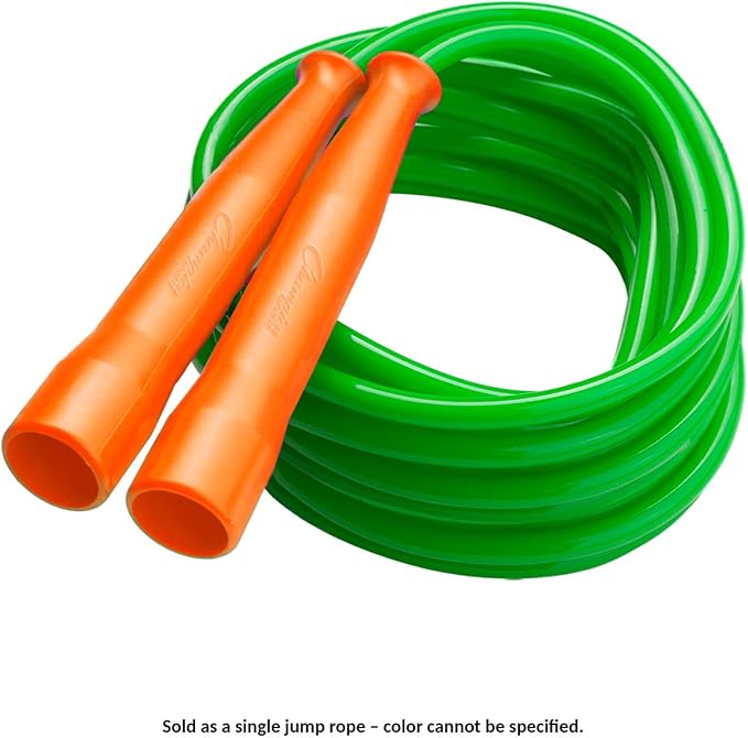 Champion Sports 16 Foot Licorice Jump Rope for Fitness, Assorted Colors - Speed Jump Ropes with Contoured Handles for Exercise, Cross Training, Boxing - Single Premium Skipping Rope for Kids, Adults