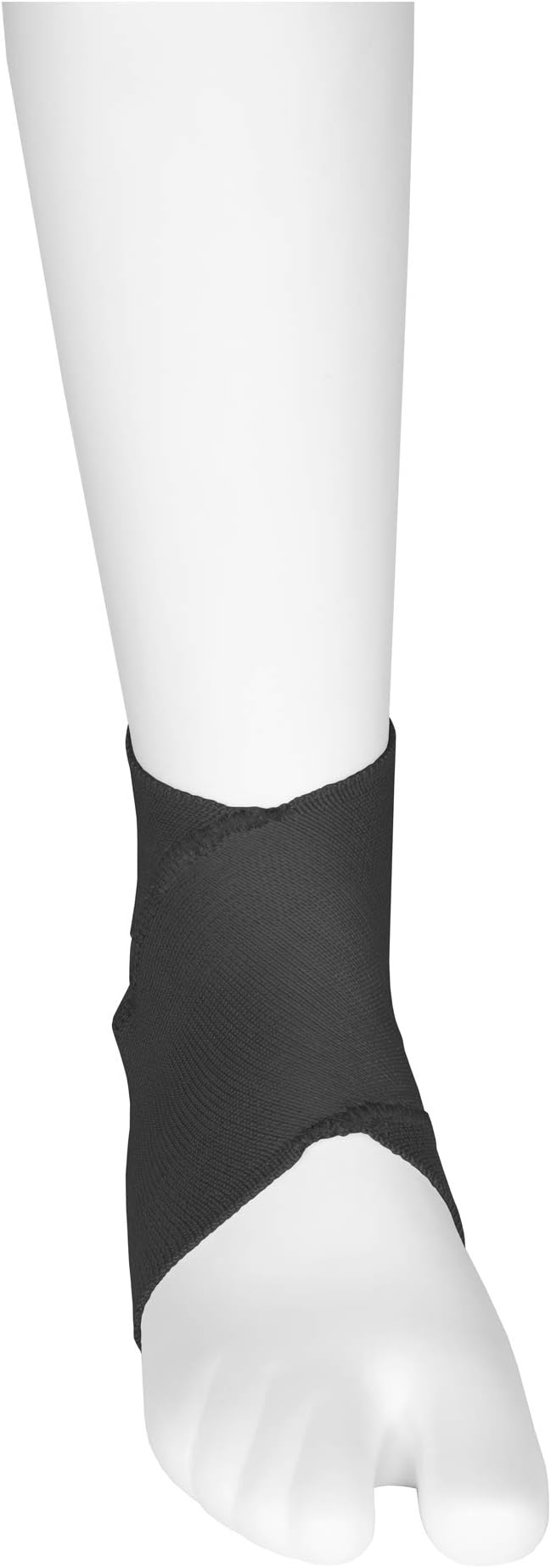 Champion Figure-8 Ankle Support, Light Elastic Compression Brace, Muscle Joint Recovery, Black, Small