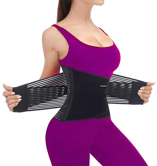TESETON Back Brace for Men and Women,Back Support Belt for Lifting at Work,Relief from Sciatica, Herniated Disc, Scoliosis,Lumbar Support for Lower back,Breathable Mesh 02 Black-XXXL