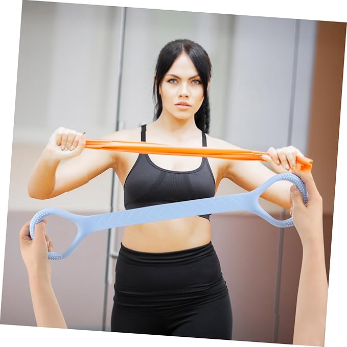 POPETPOP Figure Tensioner Exercise Band Resistance Band Gym Pull up Bands Pilates Bands Yoga Stretch Bands