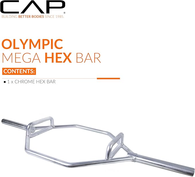 CAP Barbell Olympic Trap Bar | Multiple Grip Options