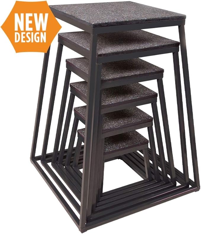Power Systems Power Plyo Box in Black - Individual Heights