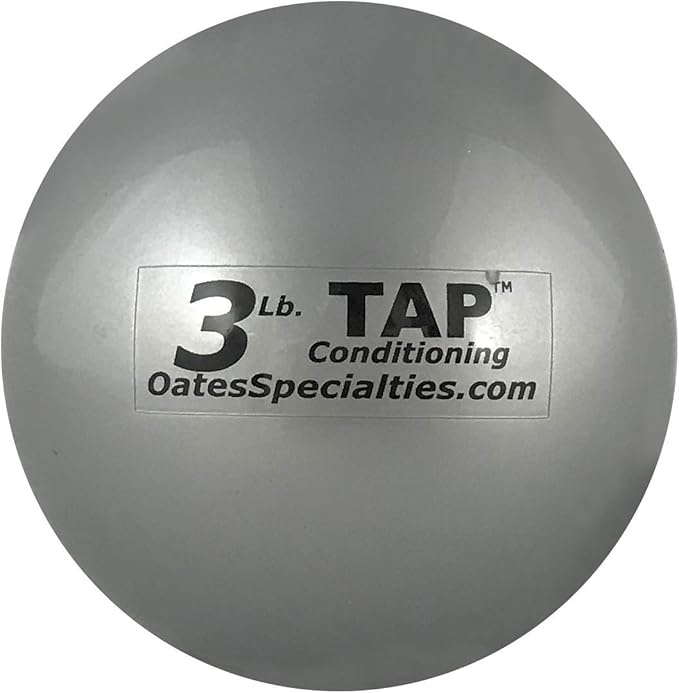 TAP Conditioning Mini-Medicine Ball | Used As a Replacement for Small Dumbbells | Used for Indoor Shot Put (Training Only) | Increase Grip Strength | Use for Slams, Tosses, and Throws