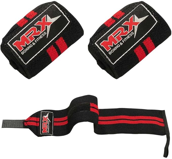MRX Weight Lifting Gym Training Wrist Wraps for Wrist Support Bodybuilding Workout Wrap Men/Women