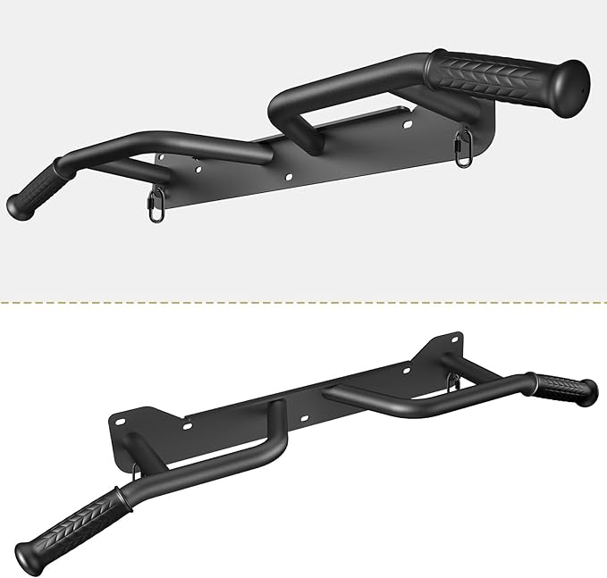 Kipika Heavy Duty Wall Mounted Doorway Pull Up Bar, Multifunctional Chin Up Bar, Portable Fitness Door Bar, Body Workout Home Gym System