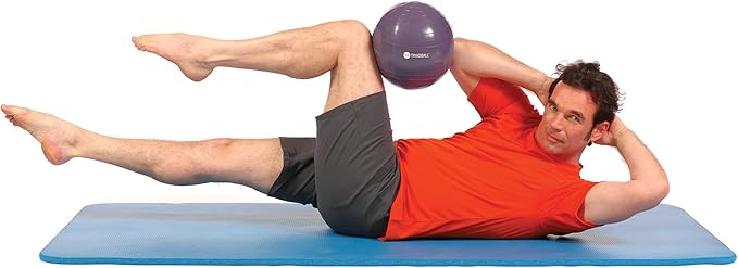 OPTP Triadball – 9½” Diameter Pilates Ball, Adjustable Firmness Workout and Yoga Ball - For Stability and Core Strength Exercise