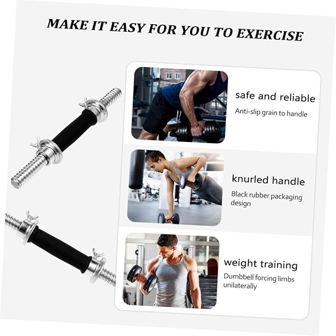 Professional Electroplated Dumbbell Bar Gym Dumbbell Accessory Wide Grip Handle Grip