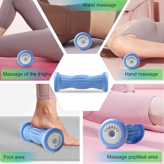 Plantar Fasciitis Relief Foot Massage Roller, for Cure Plantar Fasciitis, Arch and Heel Pain, Myofascial Pain Syndrome, Deep Tissue Acupresssure Reflexology Recovery Muscle Massage Tool