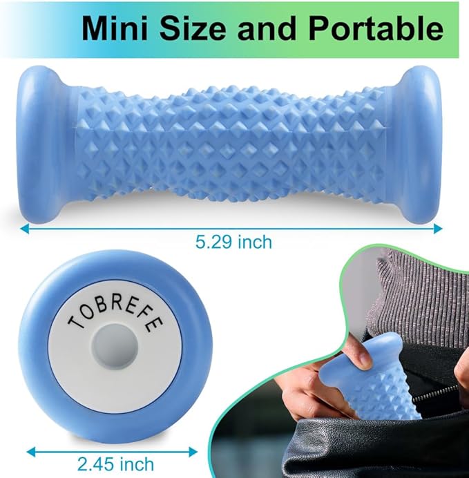 Plantar Fasciitis Relief Foot Massage Roller, for Cure Plantar Fasciitis, Arch and Heel Pain, Myofascial Pain Syndrome, Deep Tissue Acupresssure Reflexology Recovery Muscle Massage Tool