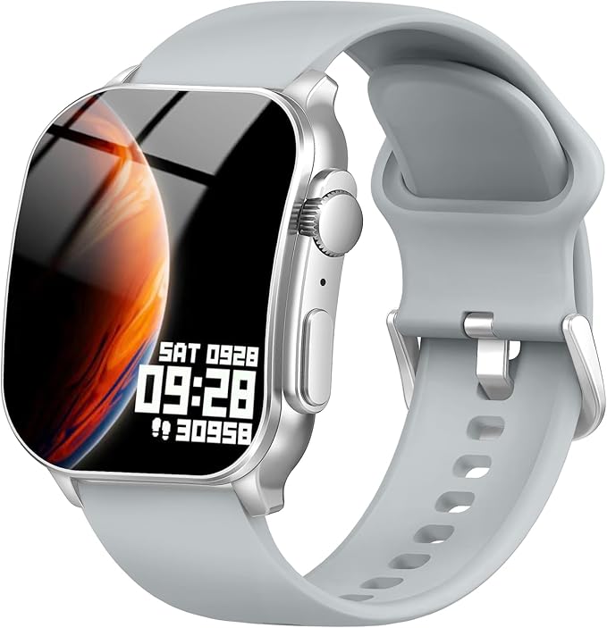 Poounur Smart Watch for Women Men with Bluetooth Call, Built in Smartwatch, Fitness Watch with Sleep Heart Rate Monitor, 110+ Sport Modes, IP68 Waterproof Watch Compatible