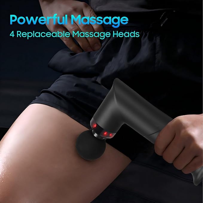 Massage Gun – Mini Massage Gun for Portable Deep Tissue Massage – Quiet Massage Guns for Muscle Relaxation,
