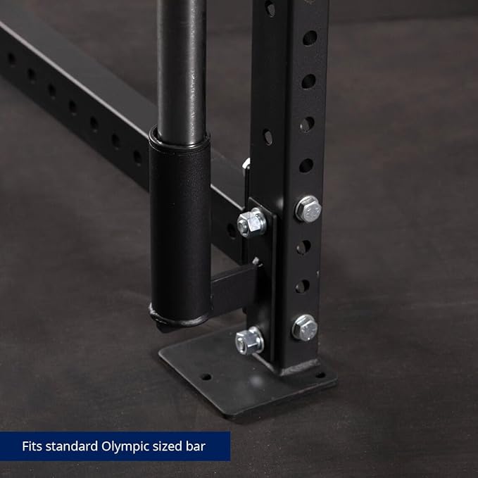 Titan Fitness T-3 and X-3 Series Vertical Mount Olympic Barbell Holder, Single Bar Hold Bolt-On Rack Mount