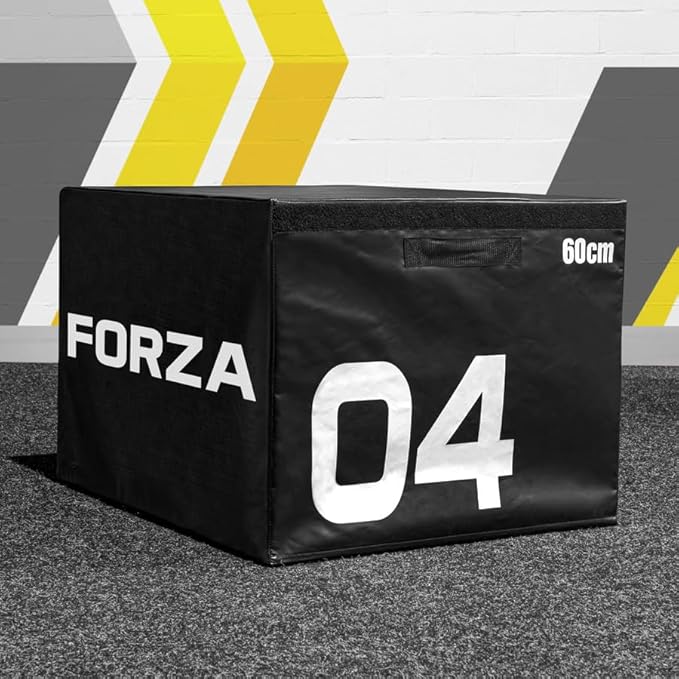 FORZA Plyometric Jump Box - Premium Soft Foam Exercise Step & Box Jump - 6in, 12in, 18in, 24in or Complete Set