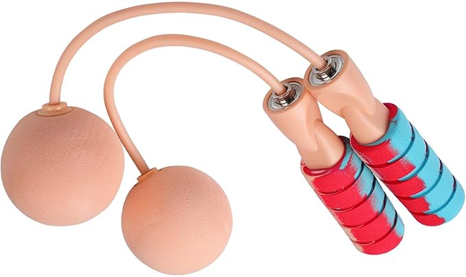 Cordless Jump Rope for Fitness with Indoor Jumping Rope Weighted Ropeless Skipping Jump Rope for Men Women Kids High-Speed Rope Skipping for Narrow Space Fit Weight Loss and General Workouts