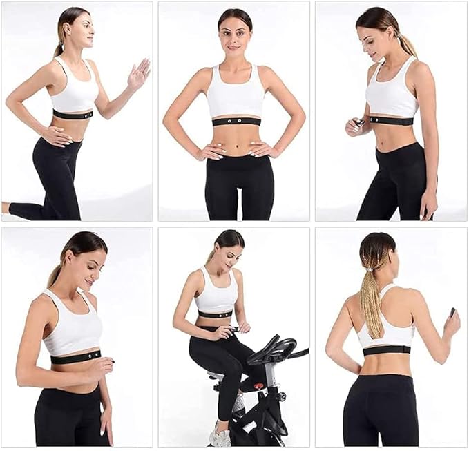 Heart Rate Monitor Pro Chest Strap Fits for Polar H10 H7 H1 Wahoo Tickr Garmin HRM Soft HR Sensor