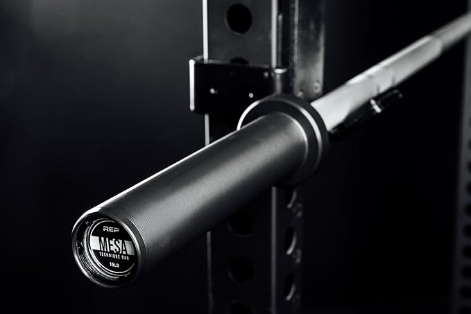Rep Fitness Mesa Technique Barbell, 15 lb Aluminum Olympic Bar