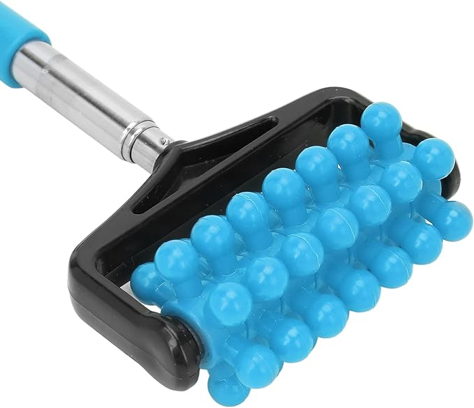 Back Scratchers, Back Massage Roller Massager, Telescopic Roller Massager, Roller Massager Massage ToolsMassage Tools Equipment(Sky Blue)
