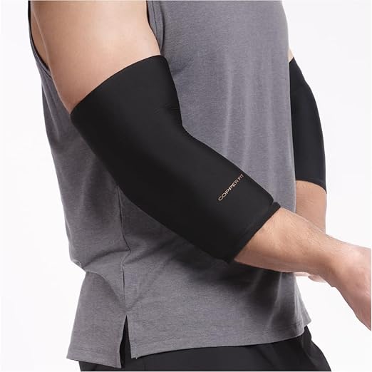 Copper Fit 360 Freeze Compression Sleeve – Cold/Hot Therapy - Flexible 360 Coverage for Knee, Elbow, Ankle, Wrist, Hamstring and Calf (XX-Large)