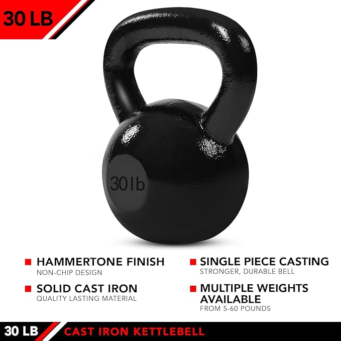 JFIT Kettlebell Weights Cast Iron