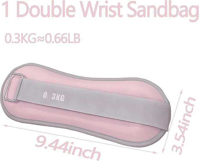 Exercise sandbags for men and women for hand and ankle weights, wrist weights, yoga, walking, aerobics, dance practice and other fitness exercises