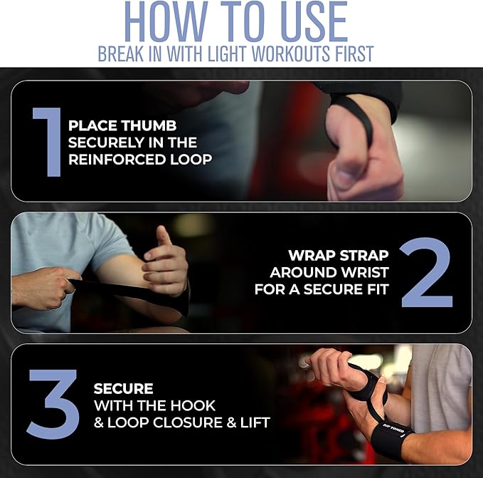 Rip Toned Wrist Wraps for Weightlifting – USPA & USAPL Approved 18" Wrist Straps for Powerlifting – Adjustable, Durable Gym Wraps with Thumb Loop – Maximum Support for Men & Women