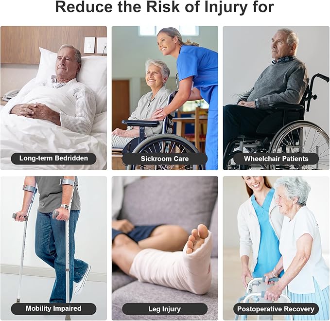 Gait Belts for Seniors, Gate Belts Medical for Elderly, Gait Belt with Handles, Transfer Belt for Elderly and Disabled, Lift Belt for Elderly Adults, Safety Medical Belt for Physical Therapy Handicap