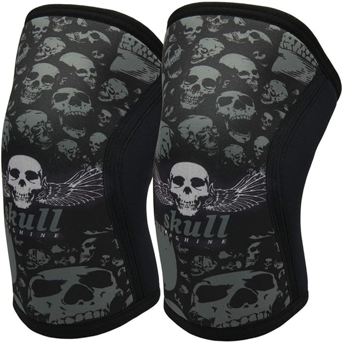 Knee Sleeves (1 Pair), 7mm Compression Knee Braces for Squats,Weightlifting,Powerlifting,Cross Training for Men & Women