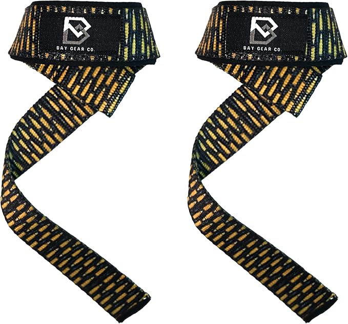 BAY GEAR CO. Wrist Straps for Weightlifting